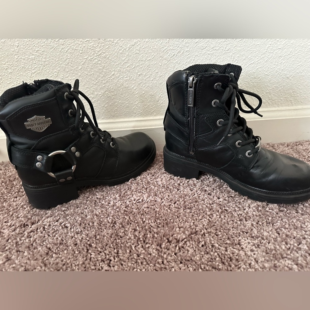 Harley Davidson brand woman’s riding boots
